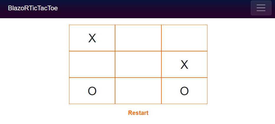 Realtime Blazor Tic-Tac-Toe game - Bot vs Multiplayer using signalR